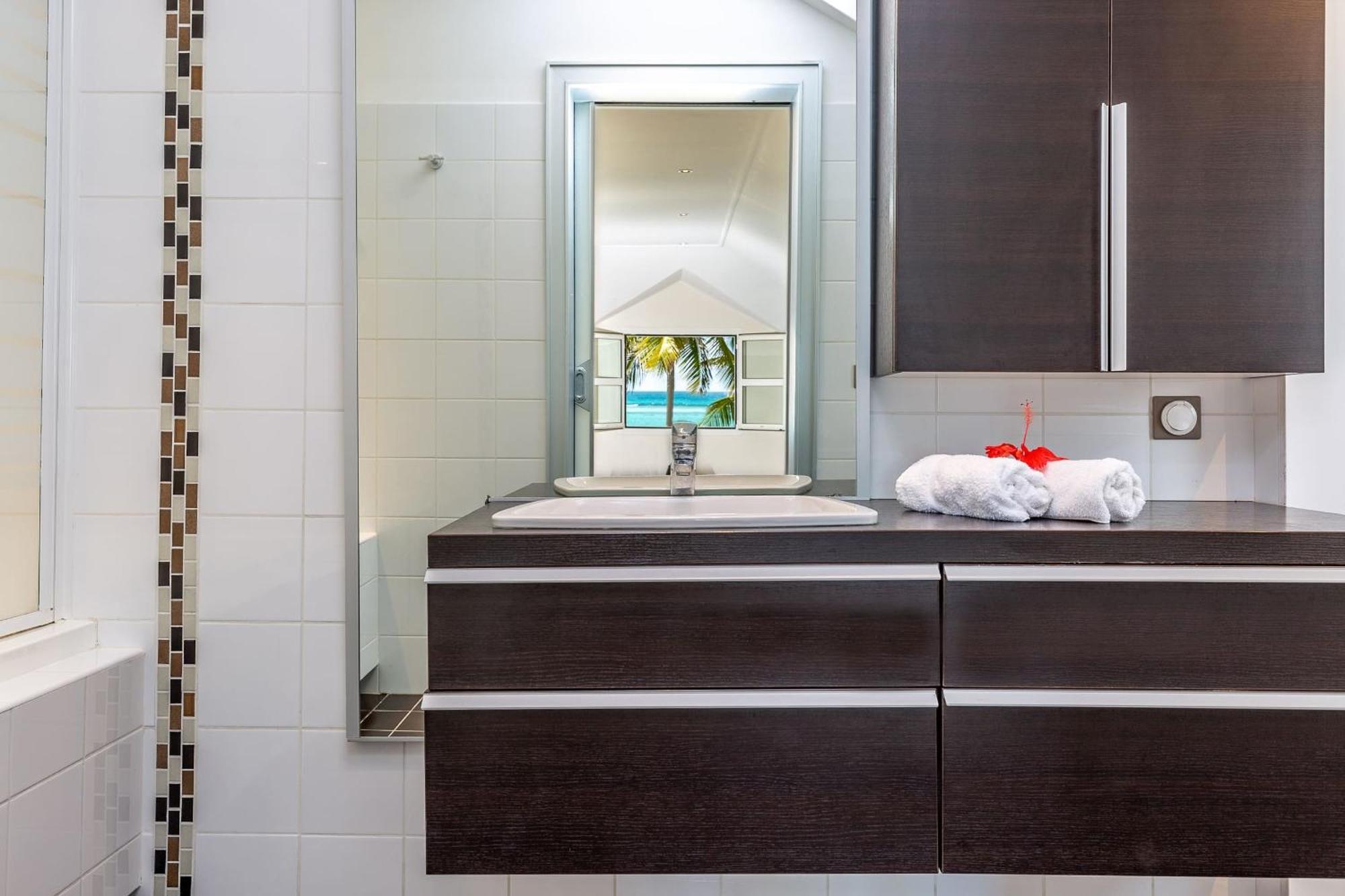Villa Marine 5 Etoiles Sur La Plage Du Lagon A Deux Pas Du Golf Сен Франсоа Екстериор снимка